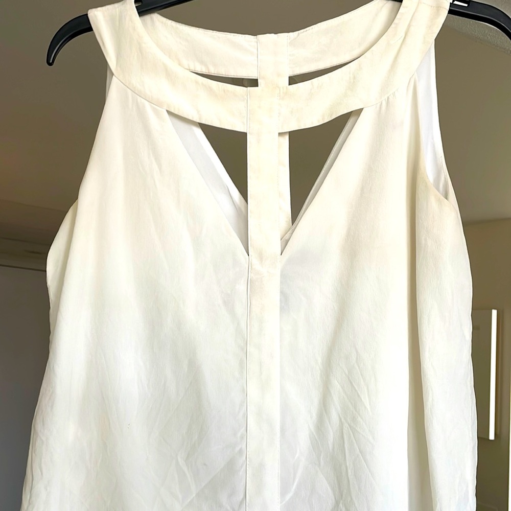 Bcbg top with cut outs
